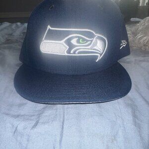 59fifty Seattle Seahawks hat, Fitted, Size 7 3/8, tried on, never worn outside
